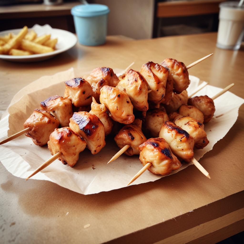 Brochette de poulet