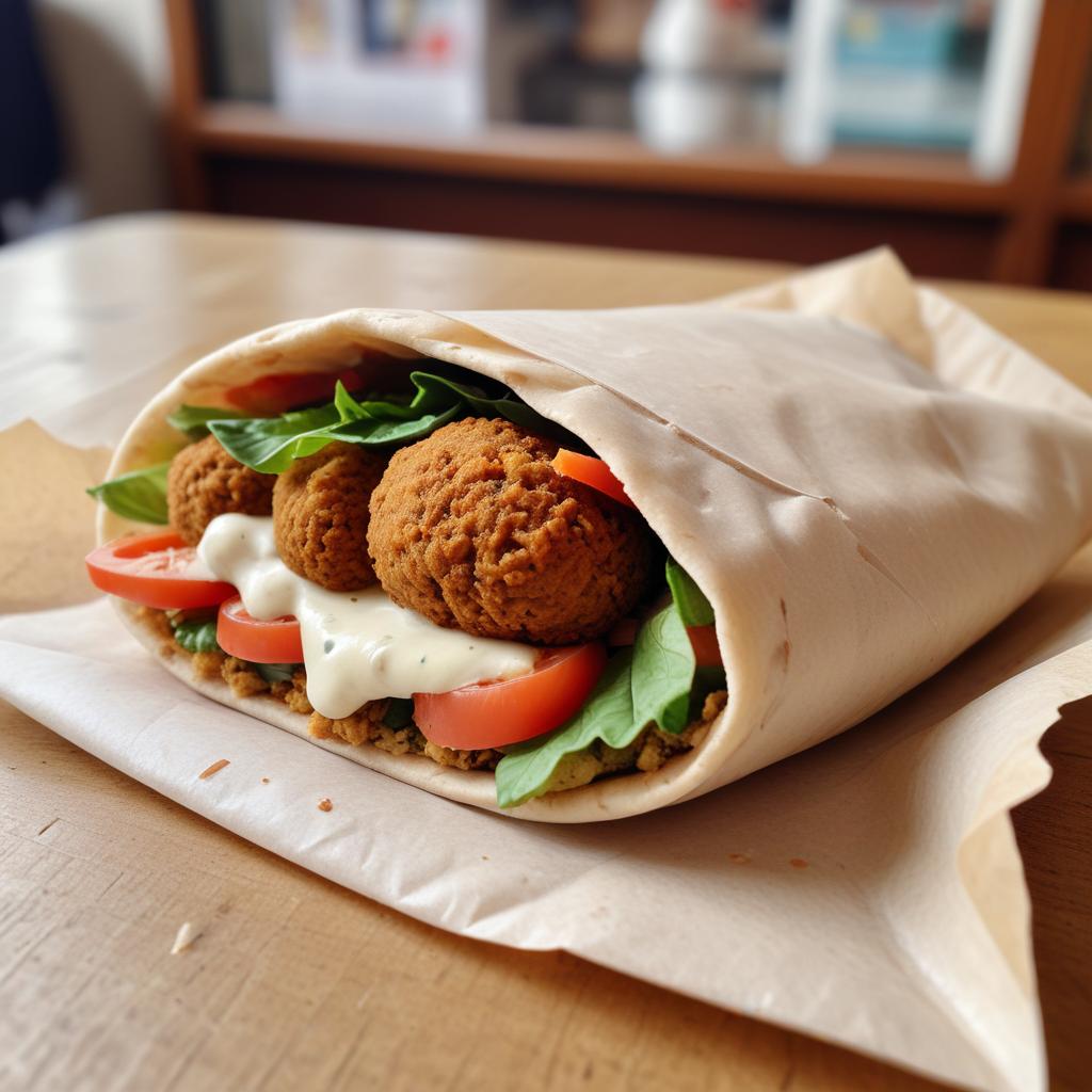 Pitta végétarien